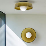 Tyalez Glass Round LED Ceiling Light