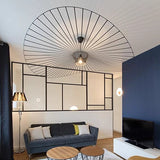 Tyalez Modern Simple Fabric Hat Shape Pendant Light