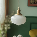 Tyalez Simple Retro White Ceiling Pendant Lights