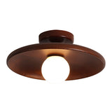 Tyalez Nordic Wood Minimalist Round Hallway Ceiling Light