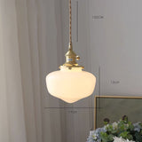 Tyalez Simple Retro White Ceiling Pendant Lights