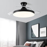 Simple Low Profile Ceiling Fan With LED Light