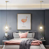 Light Luxury Water Drop Shaped Chandelier