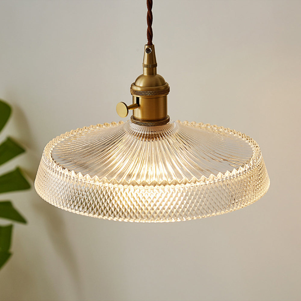 Tyalez Nordic Vintage Glass Bedroom Pendant Lights