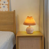 Tyalez Modern Simple Bamboo Weaving Table Lamps