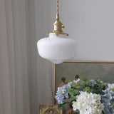 Tyalez Simple Retro White Ceiling Pendant Lights