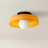 Tyalez Glass Round LED Ceiling Light