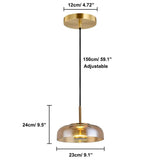 Tyalez Modern Luxury Glass Pendant Lights