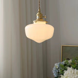Tyalez Simple Retro White Ceiling Pendant Lights