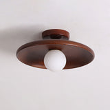 Tyalez Nordic Wood Minimalist Round Hallway Ceiling Light