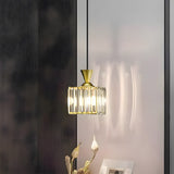 Tyalez Luxury Crystal Bedroom Hanging Pendant Light