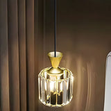 Tyalez Luxury Crystal Bedroom Hanging Pendant Light