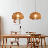 Tyalez Creative Pumpkin Wooden Chandelier