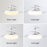 Simple Low Profile Ceiling Fan With LED Light