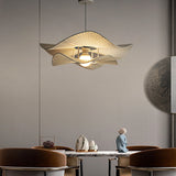 Tyalez Modern Simple Fabric Hat Shape Pendant Light