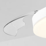 Simple Low Profile Ceiling Fan With LED Light