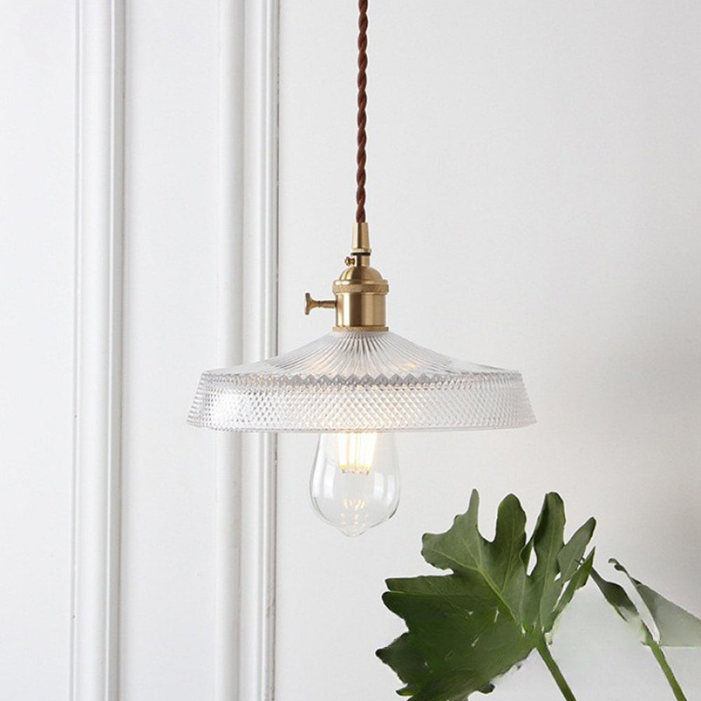 Tyalez Nordic Vintage Glass Bedroom Pendant Lights