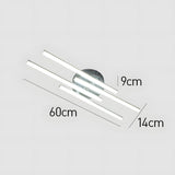 Tyalez Creativity Design Parallel lines LED Bedroom Ceiling Light