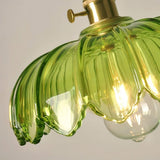 Tyalez Chic Glass Flower Pendant Lamp