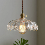 Tyalez Chic Glass Flower Pendant Lamp