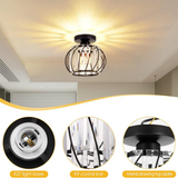 Tyalez Nordic Simple Globular Glass Hallway Pendant Lighting