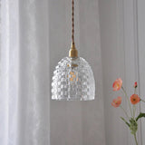 Tyalez Contemporary Glass Pendant Lights For Bedroom