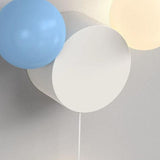 Creative Cartoon Wrought Iron Acrylic Spherical LED Children's Bedroom Wall Lamp