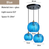 Tyalez Contemporary Glass Patterned Pendant Lights