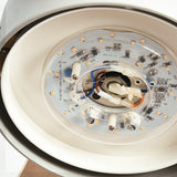 Tyalez Scandinavian Wood Flush Ceiling Fan With LED Lighting