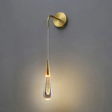 Light Luxury Simple Crystal Bedroom Corridor Wall Lamp