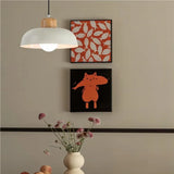 Scandinavian Color Pop Round Aluminum Pendant Lamp