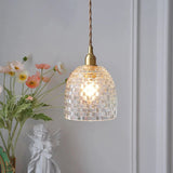 Tyalez Contemporary Glass Pendant Lights For Bedroom