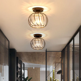 Tyalez Nordic Simple Globular Glass Hallway Pendant Lighting