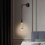 Light Luxury Simple Crystal Bedroom Corridor Wall Lamp