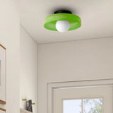 Tyalez Glass Round LED Ceiling Light