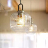 Tyalez Modern Simple Clear Light Stripe LED Chandelier