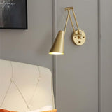 Adjustable Vintage Long Arm Wall Spotlight