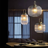 Tyalez Modern Simple Clear Light Stripe LED Chandelier