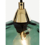 Tyalez Modern Simple Colored Water Pattern Glass Ball Pendant Light