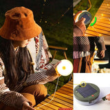 Tyalez Solar Camping Light, Camping String Lights, Solar String Lights for Outside with 150LEDs, Camping String Lamp with 3 Adjustable Brightness & 5 Light Modes
