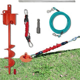 Heavy Duty Dog Tie-Out Stake for Large Dogs