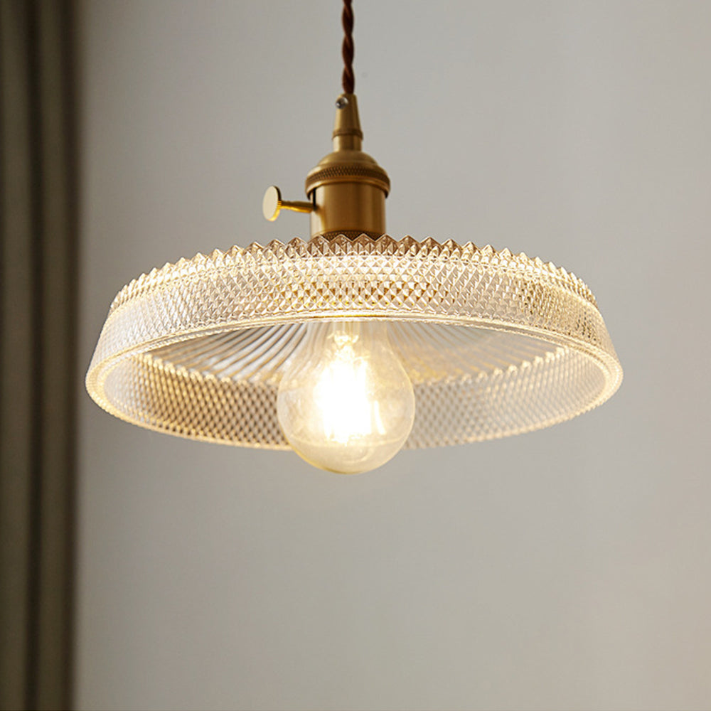 Tyalez Nordic Vintage Glass Bedroom Pendant Lights