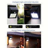 Tyalez 4pcs Solar Outdoor Wall Lights