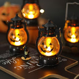 Portable LED Halloween Pumpkin Candle Lamp