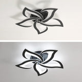 Tyalez Contemporary Flower Shape Iron LED Ceiling Light For Living Room