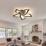 Tyalez Contemporary Flower Shape Iron LED Ceiling Light For Living Room