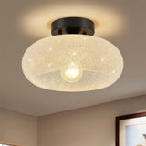 Tyalez Modern Round Glass Living Room Ceiling Lights