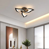 Tyalez Contemporary Flower Shape Iron LED Ceiling Light For Living Room