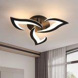 Tyalez Contemporary Flower Shape Iron LED Ceiling Light For Living Room