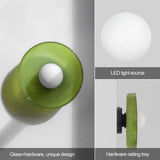 Tyalez Glass Round LED Ceiling Light